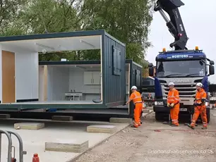 2020 Portfolio Installing a modular building at a Railway sidings in Oxford
