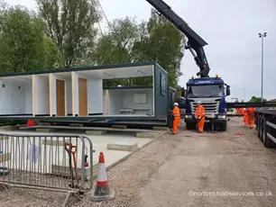 2020 Portfolio Installing a modular building at a Railway sidings in Oxford