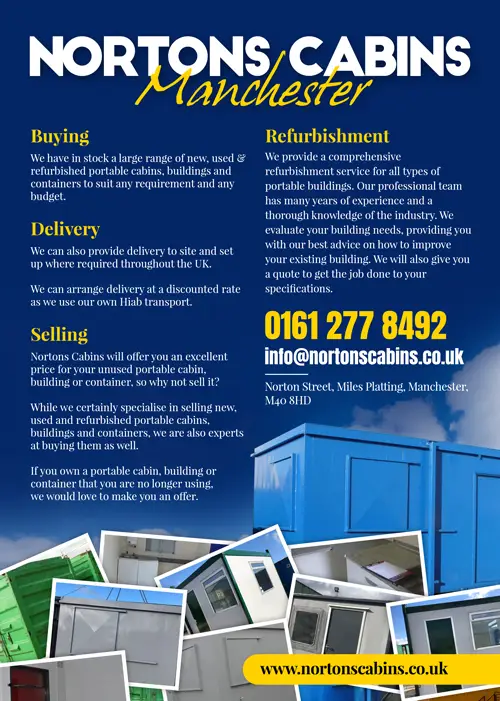 Portable Cabins Manchester