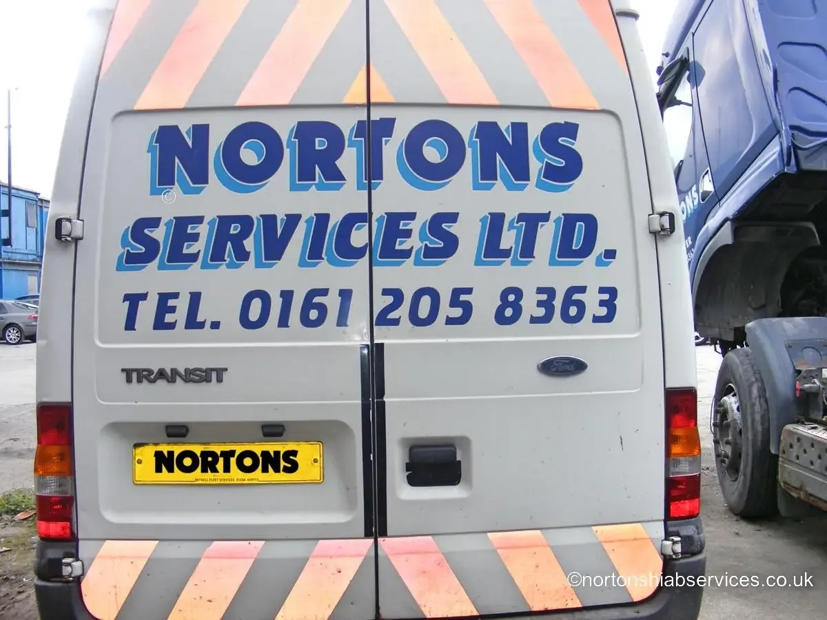 Nortons escort vehicle used to accompany abnormal load movements