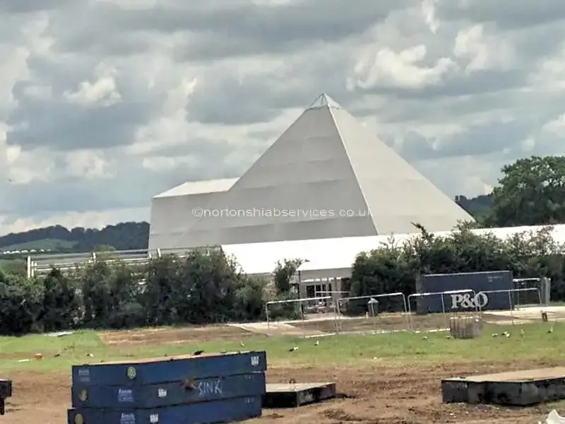 Nortons delivering units to a festival site