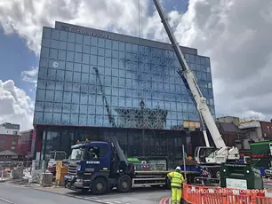 Nortons dismantling modular upon completion of site in Manchester