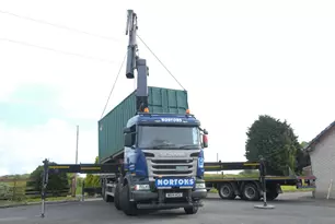 Container Delivery to Tal y Bont